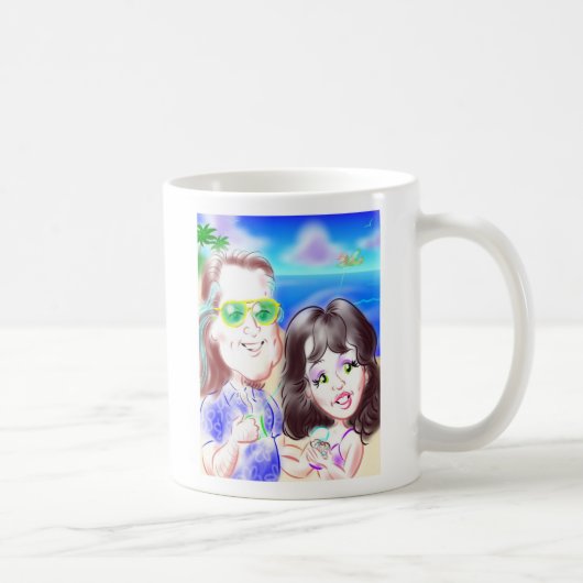 Bugface Karikatur-Tasse V. 1 Kaffeetasse (Rechts)