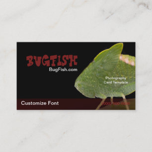 BugFish Fotografy Bug Template Visitenkarte