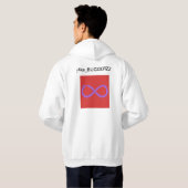 BUGGERZZ Weiß Hoodie (Schwarz voll)