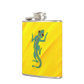 Buggi Green Lizard Artistic Clipart-27847 Flachmann (Links)