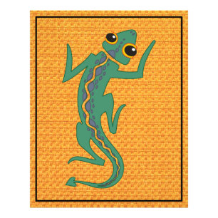 Buggi Green Lizard Artistic Clipart-27847 Fotodruck