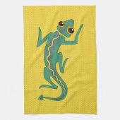 Buggi Green Lizard Artistic Clipart-27847 Geschirrtuch (Vertikal)