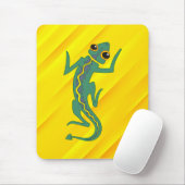 Buggi Green Lizard Artistic Clipart-27847 Mousepad (Mit Mouse)