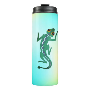 Buggi Green Lizard Artistic Clipart-27847 Thermosbecher