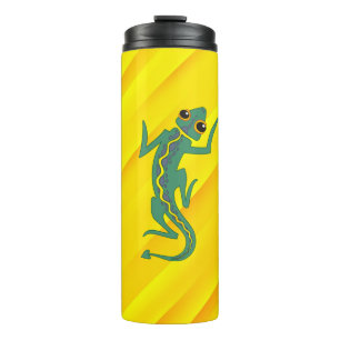 Buggi Green Lizard Artistic Clipart-27847 Thermosbecher