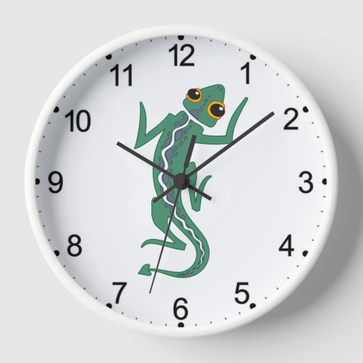 Buggi Green Lizard Artistic Clipart-27847 Uhr (Vorderseite)