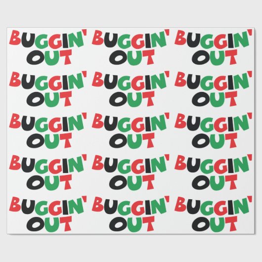 Buggin' Out Geschenkpapier (Flach)