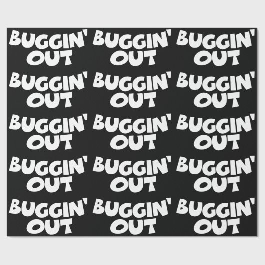 Buggin' Out Geschenkpapier (Flach)