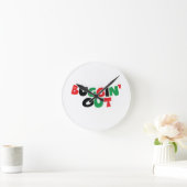 Buggin' Out Runde Wanduhr (Zuhause)