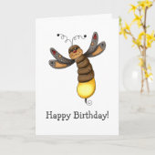 Buggin' You Again ・ Blitze Bug Karte (Gelbe Blume)