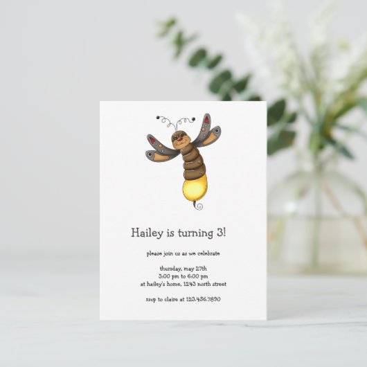 Buggin' You Again ・ Blitze Bug Postkarte (Stehend Vorderseite)