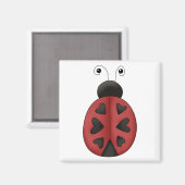 Buggin' You ・ Ladybug Hearts Magnet (Vorderseite/Rückseite)