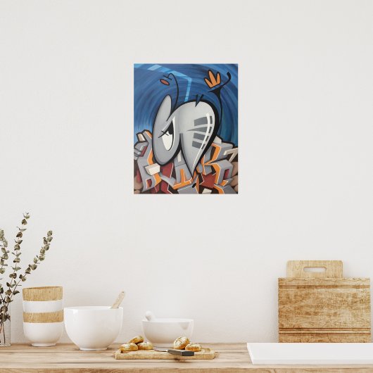 BUGGRATT FEUERHORNET 2.25.2018 POSTER (Küche)