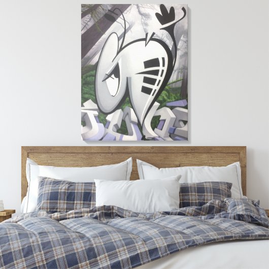 BUGGRATT JUNGLE 04.15.2018 LEINWANDDRUCK (Insitu (Schlafzimmer))