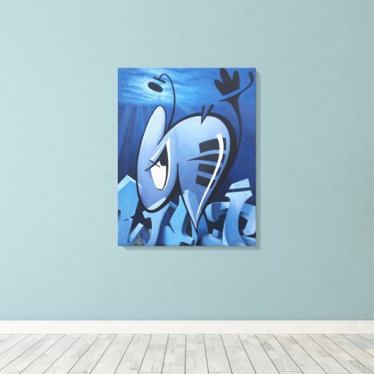 BUGGRATWASSER 03.22.2018 LEINWANDDRUCK (Insitu (Holzboden))