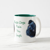 Buggs Hunde Tasse-fertigen besonders an Zweifarbige Tasse (VorderseiteRechts)