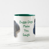 Buggs Hunde Tasse-fertigen besonders an Zweifarbige Tasse (Mittel)