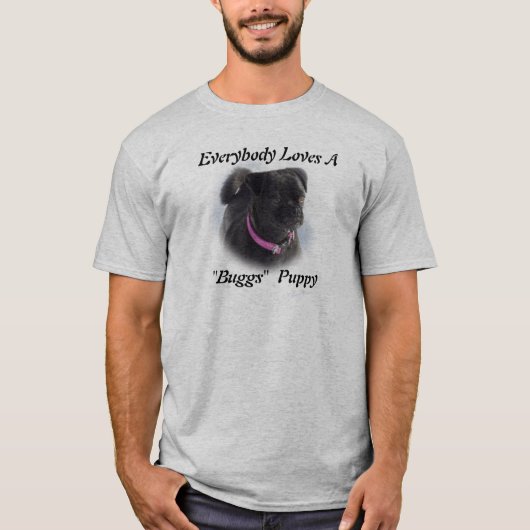 "Buggs" Welpe t-Shirt-fertigen besonders an T-Shirt (Vorderseite)