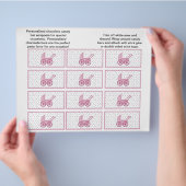 Buggy Candybar Wrappers (pink) Flyer (Hand)