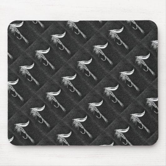 "Buggy Fly Tiled" Trout Fly Mousepad (Vorne)