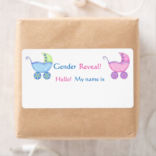 Buggy für Babydusche: Geschlecht (Insitu)