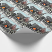 Buggy Herbst Geschenkpapier (Ecke)
