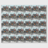 Buggy Herbst Geschenkpapier (Flach)