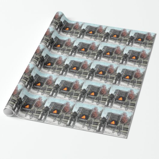 Buggy Herbst Geschenkpapier (Ungerollt)