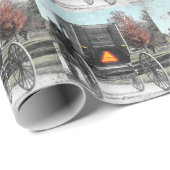 Buggy Herbst Geschenkpapier (Rolleneckpunkt)