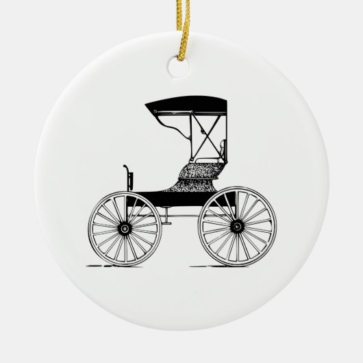 Buggy Keramik Ornament (Vorne)