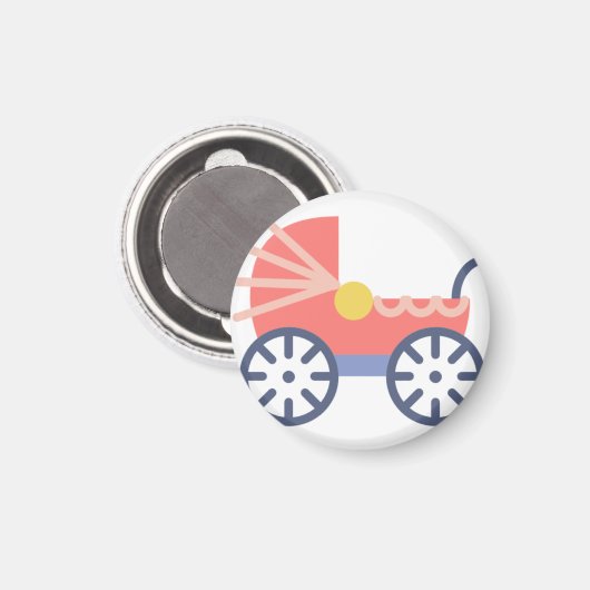 Buggy Magnet (Vorderseite/Rückseite)