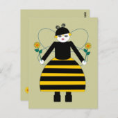 Buggy Martzkins Honey Bee Postcard Postkarte (Vorne/Hinten)