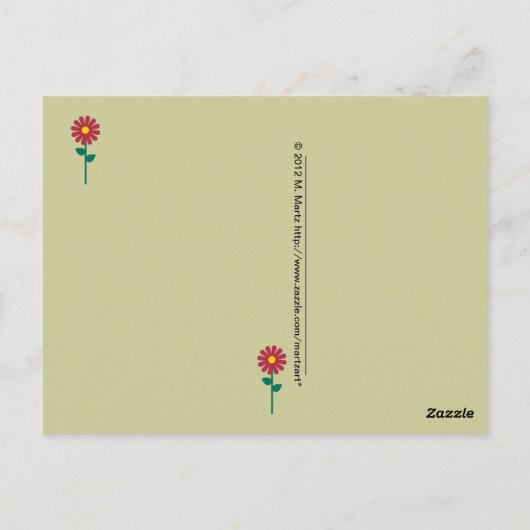 Buggy Martzkins Ladybug Postcard Postkarte (Rückseite)