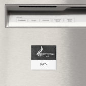 "Buggy Nass Fly" Dish Washer Status Magnet (In Situ (Geschirrspüler))