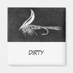 "Buggy Nass Fly" Dish Washer Status Magnet