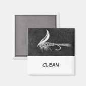 "Buggy Nass Fly" Dish Washer Status Magnet (Vorderseite/Rückseite)
