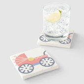 Buggy Steinuntersetzer (Seitenansicht)