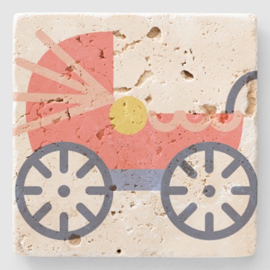 Buggy Steinuntersetzer (Vorderseite)