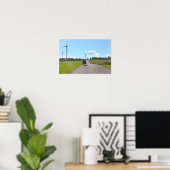 Buggy und Windkraftanlagen Poster (Heimbüro)