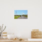 Buggy und Windkraftanlagen Poster (Küche)