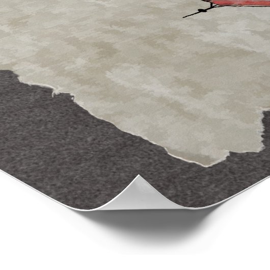 Buggy und Windmühle Poster (Ecke)