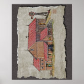 Buggy und Windmühle Poster (Vorne)