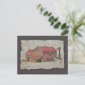 Buggy und Windmühle Postkarte (Stehend Vorderseite)