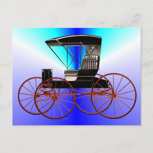 Buggyen und Wagen Postkarte (Vorderseite)