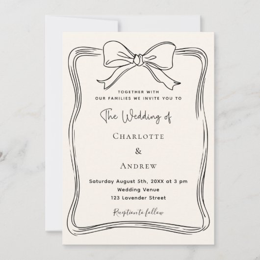 Bugheete Einladung (Vorderseite)