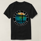 Bugle Lake Wisconsin Paddleboard T-Shirt (Design vorne)