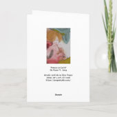 Bugle Player und Prachtgelenk Karte (Rückseite)