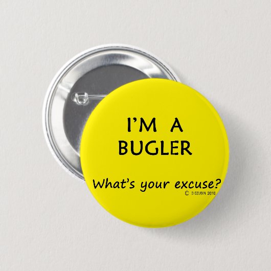 Bugler Entschuldigung Button (Vorne & Hinten)