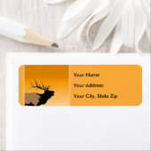 Bugling Bull Elch bei Sunset Original Wildlife Art (Insitu)