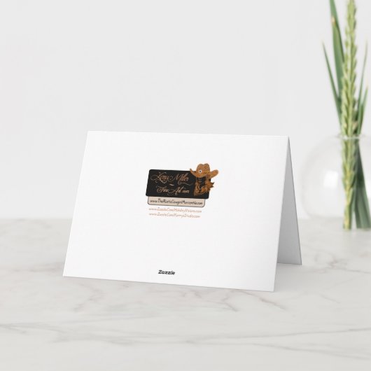 Bugling Bull Elk Feiertagskarte (Rückseite)